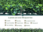 Artificial Ivy Privacy Fence Wall Screen: 4FT X 12FT (48 sqft) UV-Anti Faux Boxwood Roll Panels Greenery Backdrop Ivy Vine Leaf Hedges for Indoor Outdoor Green Decor
