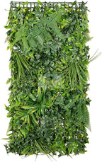 NatraHedge Artificial Rainforest Living Wall Vertical Garden for Outdoor Hedge Installments or Indoor Decor (5 Pack) 28 SQF