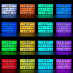 BONNYCO Cinema Light Box A4 Rose Gold 16 Colors with 400 Letters and Emojis, 10 Premium Cards, Remote Control and 2 Markers. Led Light Up Sign, Novelty Gifts for Women. Gifts for Girls Christmas