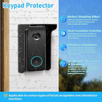 Ring Doorbell Cover,Doorbell Rain Cover,Waterproof Ring Doorbell Anti-Glare Cover，Ring Doorbell Rain Shield/Protector/Plate/Guard,Suitable for Access Control Keypad，Fingerprint Lock，Outdoor Keypad，etc