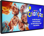 P5 Outdoor LED Sign 65"x34" Programmable Digital Board -High-Res Scrolling Display, USB and WiFi Control, Custom Images & Video for Business
