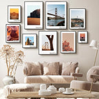 Frametory, 16x20 Metal Picture Frame with Mat for 11x14 Picture & Real Glass, Aluminum Photo Frame Collection (Black, 1 Pack)