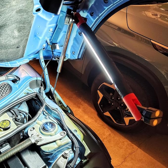 2026 New Magnetic Work Light, Rechargeable LED Mechanic Light, Under Hood Work Light Accessory Bar, Portable Cordless Trouble Light for Workshop Car Repairing Garage