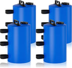 Canopy Water Weights Bag, 88 lb Tent 4 Leg Weights Bag, Portable 10L Water Bag Windproof Fixed Canopy Weights Bag, for Outdoor Pop Up Tent, Canopies, Gazebo, Shelter, 4 Pack (10L Blue)
