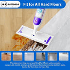 20 Count Swiffer Wet Pads Refill - Plant Fiber Material for Effective Cleaning, Disposable Power Mop Pads Refills, Blue Color