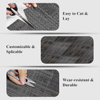 20" X 20" Carpet Tiles, Carpet Squares, 24 Tiles/64.5 Sq.Ft per Box, Floor Carpet Tiles for Home Office Industry, Geometric-Light Grey