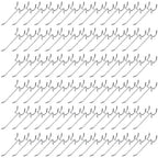 Shimeyao 100 Pcs Peg Board Shelving Hooks Stainless Steel Hanging Board Pegs Wall Display Hooks Bulk for 1/8 1/4 Garage Storage Organizer Accessories(4 Inch,Silver)