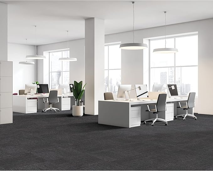 Mohawk Advance 24" x 24" Berber (Loop pile), 0.09" Pile Height, Carpet Tile, PET Fiber, Replay Color, (24 Tiles), (96 sqft/carton)