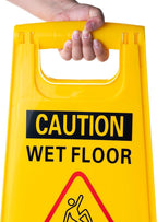 Simpli-Magic 79192 Wet Floor Caution Signs, Basic, Yellow, 3 Pack