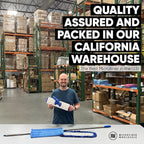 18" Professional Hardwood Floor Mop - Dry & Wet Mop for Wood, Laminate, Tile, Vinyl Floors | Washable Pads | Wet & Dust Mopping