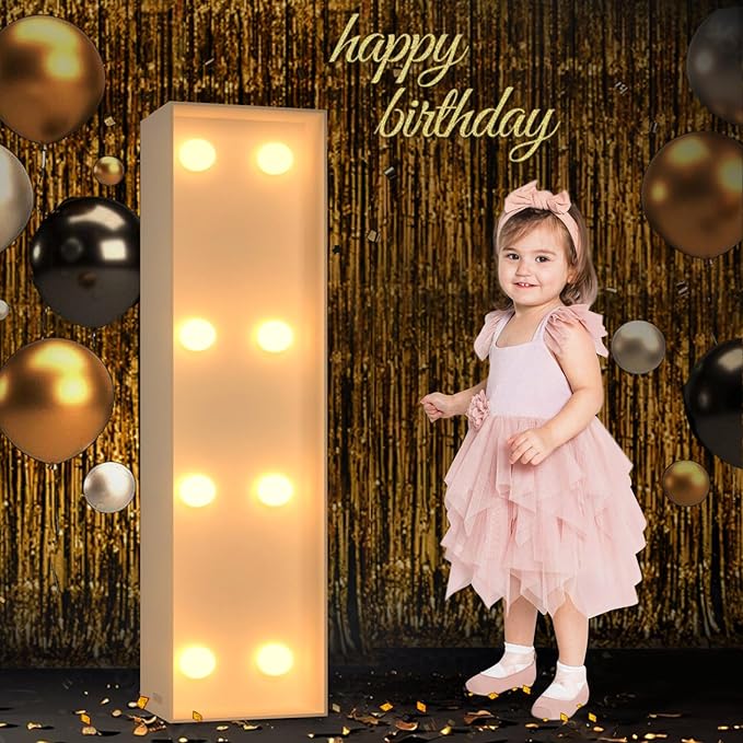 Marquee Letters 3 Feet Tall, 3FT Large Light up Letters I, Big Sign I with Warm White Light for Birthday Wedding Proposal Engagement Graduation Party Backdrop Decorations