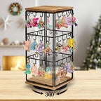 360 Rotating Earring Display Stands for Selling, Earring Rack Display Holder Stand, Jewelry Display for Selling Earring Cards, Necklaces, Rings, Bracelets, Hair Accessories (2 Pack)