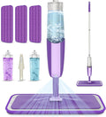Spray Mops for Hardwood Floor Cleaning: MEXERRIS Wet Mops with 2 Refillable Bottles - Floor Mop with 3 Washable Pads for Swiffer Powermop - Home Commercial Dust Mop for Wood Laminate Ceramic Tiles