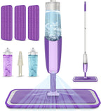 Spray Mops for Hardwood Floor Cleaning: MEXERRIS Wet Mops with 2 Refillable Bottles - Floor Mop with 3 Washable Pads for Swiffer Powermop - Home Commercial Dust Mop for Wood Laminate Ceramic Tiles