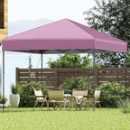 Tangkula 10x10 FT Pop Up Canopy, UPF50+ Portable Outdoor Tent with 8 Stakes, 4 Wind Ropes, Carrying Bag, Foldable Canopy Tent for Beach Party Event Camping