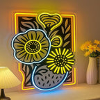 Custom Logo UV Printed LED Neon Sign For Wall Decor,Personalized Bussiness Light for Bar Salon Party Office Wall Birthday Wedding