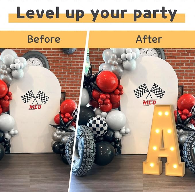 imprsv Marquee Light Up Letters, 3FT Marquee Letters for Birthday Baby Shower Wedding Decorations Light Up Letters for Engagement Party Decor, Large Marquee Letters for Party Decorations, Letter X