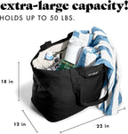Fit & Fresh Large Beach Bag for Women - Extra Large Travel Tote With Pockets