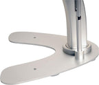 Dual Kiosk Stand- CTA Aluminum Stand with Locking Case and Cable. 360-Degree Rotating Base. Enclosure Designed for iPad mini Generations 1-5 with Access to all Ports and Buttons, Silver (PAD-ASKM)