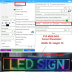 P10 Programmable LED Sign Outdoor, RGB Full Color Scrolling LED Sign with 4000CD/㎡ High Brightness, WIFI Control Open Welcome Led Digital Display for Business Advertising, Store, 40”x 8”
