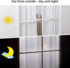 MYSKY HOME 90 Inch Curtains for Sliding Glass Door Windows, Living Room Decoration Cotton Drapes Pinch Pleated Soft Comfortable Touch Farmhouse Country Patio Treatment Set, 40" Wide, Natural, 2 Panels