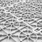 IncStores FlooringInc's Nitro 12"x12" Snap-Together Garage Flooring Tiles, Non-Slip Interlocking Plastic Floor Mat, Garage Organization & Storage, Coin Pattern, Arctic White, 52 Tiles, 52 Sq/Ft