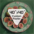 ZXDZSM Personalized Custom Canvas Poster(Unframe,40"X40"): Upload Your Image/Photo - Custom Personalized Photo to Poster Printing, Wall Art Prints ﻿