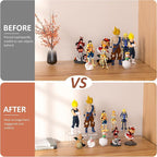 Acrylic Shelf Riser 12x5.5x5 pack of 2, Countertop Acrylic Display Storage Organizer for Funko Pop Figure, Cosmetics, Bags, Shoes, Toys, Collectibles, 12x5.5x5 Inch