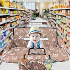 Shopping Cart Cover for Baby,2-in-1 High Chair Cover with Portable Cloth Bag,Cart Seat Pad for Babies Grocery Cushion Cover Restaurant,Suitable for All Supermarkets
