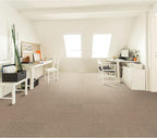 Mohawk Basics 24" x 24" Berber (Loop pile), 0.07" Pile Height, Carpet Tile, PET Fiber, Walnut Color, (24 Tiles), (96 sqft/carton)