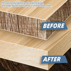 Birch Edge Banding, 5/8 inch x 250ft roll of Veneer Edge Banding, Pre-glued Flexible Real Wood Tape for Cabinet Repair and Furniture Restoration