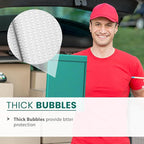 Green 8.5x12 Inch Poly Bubble Mailers #2 | Self Seal Large Padded Envelopes | Air Cushioned Bubble Mailer | Usable Size 8.5x11 | Waterproof Lightweight Mailing Shipping Bags | 100 Pack Bulk
