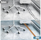 Floor Cord Covers for Wires 20FT Cable Hider Wire Cover Self Adhesive Cord Hider Floor for Offices, Homes, Workshops, Warehouses Cable Cavity 0.39" W x 0.27" H