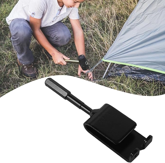 Ice Fishing Shelter Anchors Universals Tool Drill Adapter for Night Fishing Camping Enduring Portable Ice Shelter Stake Nails