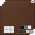 Carpet Tile 20 Pack 24” X 24” Self Adhesive Carpet Floor Tiles Anti-Slip Squares Peel and Stick Floor Tilel DIY Installation for Bedroom(Brown)