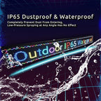 XSGD P10 Scrolling LED Sign WiFi Programmable LED Display, Outdoor IP65 Waterproof Digital Message Display Board, Customizable Neon Sign Open Signs for Business Advertising Store Restaurants 115"X14"