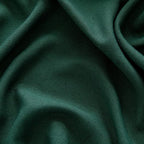 MIULEE Non-See-Through Privacy Linen Curtains 2 Panels, Christmas Emerald Green Light Filtering Window Curtains Textured Back Tab Semi Sheer Drapes for Bedroom Living Room, 52 x 90 Inches Long