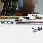 Carstens Records Heavy Duty Vinyl Album Dividers A-Z | 12" Organizers with Tabs | Pack of 26 White | Made in The USA | for Top Browsing
