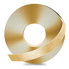 GSCIT Club Gold Edge Banding, 1 Inch x 25ft Aluminum Brushed Edge Banding PVC Edge Trim for Cabinet Repair Furniture