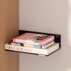 9 Inches Acrylic Wall Shelves 2 Pack, Floating Shelf for Wall Mounting, Acrylic Display Ledges for Funko Pop Figures, Home Décor, Living Room, Gaming Room, Plants(9 inch, Black)