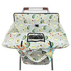 Shopping Cart Cover for Baby,2-in-1 High Chair Cover with Portable Cloth Bag,Cart Seat Pad for Babies Grocery Cushion Cover Restaurant,Suitable for All Supermarkets