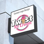 Personalized Advertising Lightbox, Custom Double Sided Light Box Sign, Business Signs for Outside, Waterproof LED Lightbox for Pet Stores, Bar, Restaurants, Hotel, Coffee Shop– Round (12" to 28")