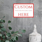 Custom Sign,Aluminum Weatherproof Metal Sign Multiple Sizes, Reflective doorplates, guide signs，Customize for Office, Business, Workplace, office, Home, Delivery Signs(10 * 7Inch)