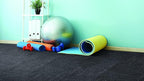 Mohawk Elite 24" x 24" Berber (Loop pile), 0.08" Pile Height, Carpet Tile, Nylon Fiber, Ebony Color, (1 Tile)