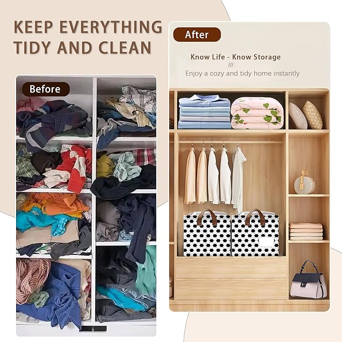 Soccer Ball Storage Basket Large 17x11.5x10.5 Inche-Collapsible Fabric Organizer Bin with Handles for Sports Room, Game Day Decor, Kids-Decorative Hamper with Classic Black & White Design-Single Pack