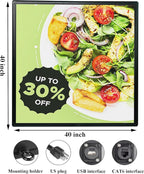 P6 Outdoor Full Color 40'' x 40'' Scrolling LED Display Digital Signage For HD images and HD Video led Sign Electronic Message Board With High Brightness For Store Advertising