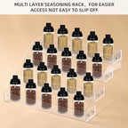 12" Acrylic Riser Display Stands - 4 Tier Clear Acrylic Display Shelf, Double Sided Usable, Makeup Organizer Perfume Organizer, Acrylic Shelves for Funko Pop Figures , Cupcake, Candy Food