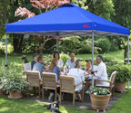 MASTERCANOPY Durable Pop-up Canopy Tent with Roller Bag (10x10, Blue)