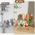 Large Acrylic Display Risers, 2 Set - 6 Pack (12”L~11.6”L~11.2”L) Collectibles Display Shelf, Acrylic Risers Display Stands for Show Figures, Cupcake, Perfume, Jewelry, Toys