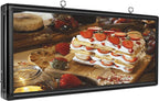 P6 Programmable LED Sign, 40"x18" Outdoor Digital Display Board with Custom Scrolling Text,Electronic Message Board for Business Advertising, Waterproof Marquee Ticker